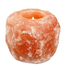 Himalayan Salt Candle Holder - Natural Cut - Extra Large, Single